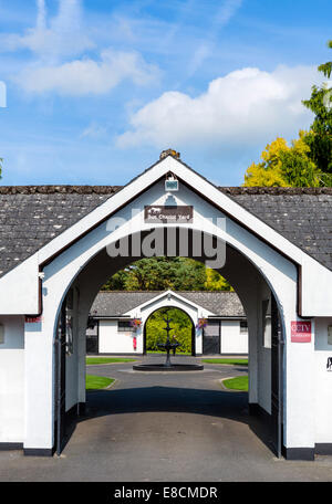 Char du soleil de triage à l'Irish National Stud Tully, centre de reproduction, Kildare, dans le comté de Kildare, Irlande Banque D'Images