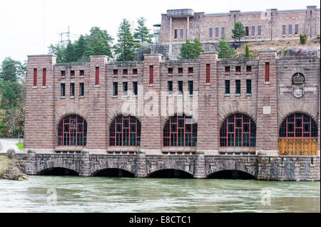 La Suède, Trollhättan. Http://www.okg.se/templates/page    143.aspx site Centrale hydroélectrique. Banque D'Images