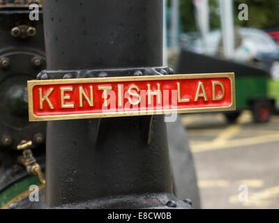 Traction à vapeur Kentish Cont Banque D'Images