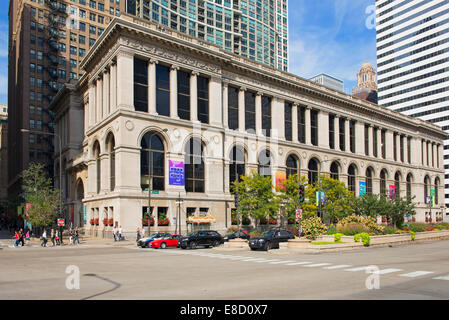 Centre culturel de Chicago, bibliothèque publique, Centre Culture Banque D'Images