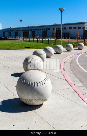 AT&T Ballpark à San Francisco accueil des Giants de San Francisco en 2014 qui sont en Ligue Nationale Série Division Banque D'Images