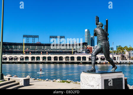 AT&T Ballpark à San Francisco accueil des Giants de San Francisco en 2014 qui sont en Ligue Nationale Série Division Banque D'Images