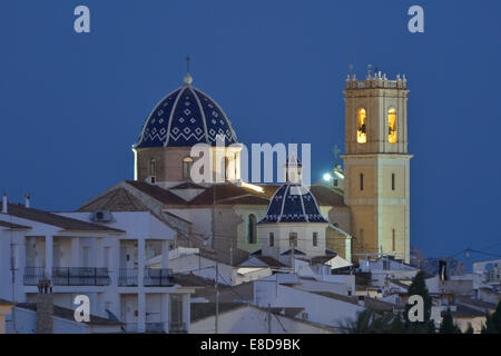 Église de Nuestra Señora del Consuelo, Altea, Costa Blanca, Province d'Alicante, Espagne, Europe Banque D'Images