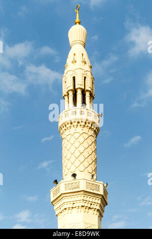 Minaret, mosquée de Jumeirah à Dubaï, Dubaï, Émirats Arabes Unis Banque D'Images