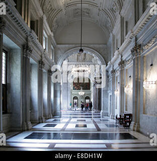Le Palais Royal d'Amsterdam.Koninklijk Paleis intérieurs..Dam.Dam Square Banque D'Images