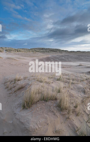 Une vue de Holkham Bay dans North Norfolk Banque D'Images