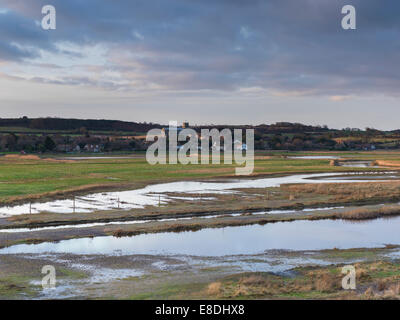 Une vue du village de Salthouse dans North Norfolk Banque D'Images