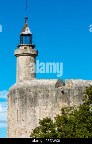 L'Constance's Tour et remparts, Aigues-Mortes, Gard, Languedoc-Roussillon, France Banque D'Images