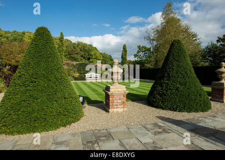 Le jardin clos à l'arrière de la 18e siècle, doyenné Oakfield Demesne, Raphoe, comté de Donegal, Irlande, Europe Banque D'Images