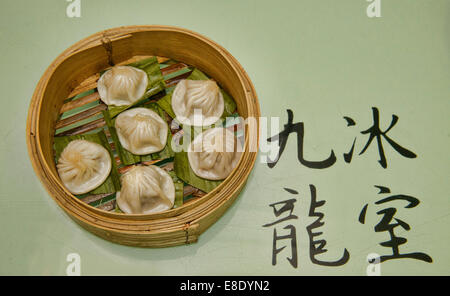 Xiaolongbao délicieux raviolis chinois Banque D'Images