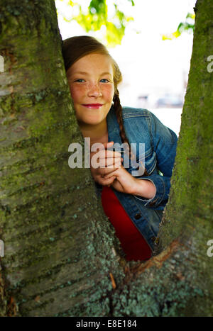 portrait d’enfant Banque D'Images