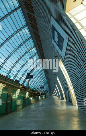 La gare TGV Avignon,Bâtiment,Vaucluse,Provence, France Banque D'Images