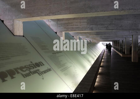 Mémorial à l'abolition de l'esclavage, Nantes, France Banque D'Images