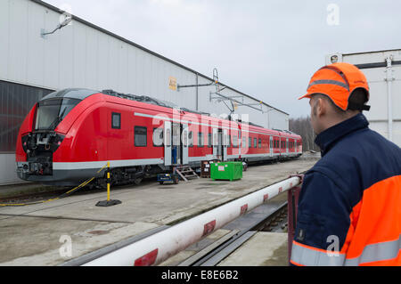 Salzgitter, Allemagne, la mise en service d'ALSTOM Salzgitter Banque D'Images