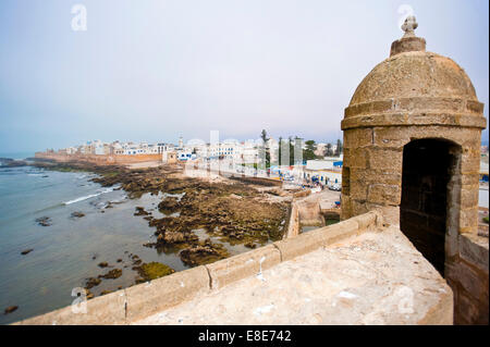 Vue horizontale à Essaouira. Banque D'Images