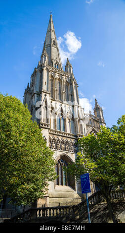 Planeur flèche de l'église St Mary Redcliffe Bristol Banque D'Images