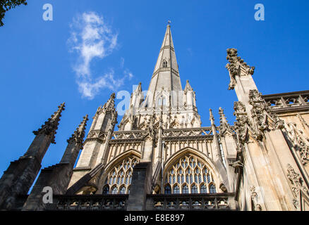 Planeur flèche de l'église St Mary Redcliffe Bristol Banque D'Images