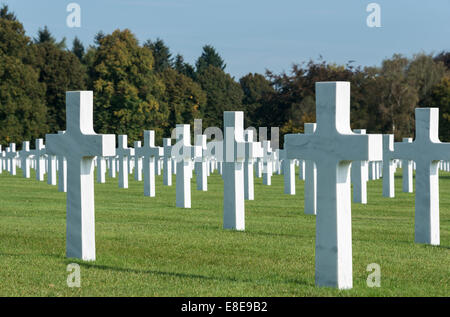 Le cimetière américain militaire henri chapelle en belgique ville hombourg Banque D'Images