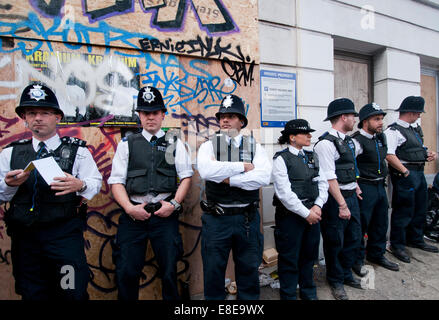 Le carnaval de Notting Hill annuel à Londres 2014 Banque D'Images