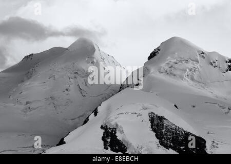 Castor et Pollux, Monte Rosa, Suisse Banque D'Images