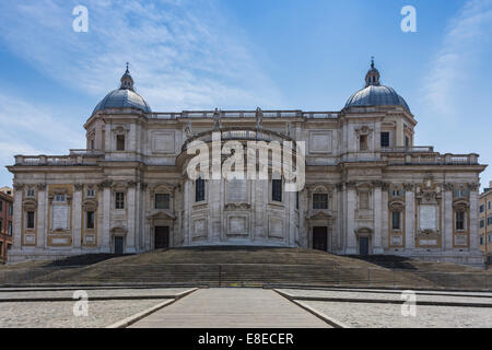La basilique de Santa Maria Maggiore (Basilique de Sainte-Marie-Majeure) situé sur la Piazza del Esquilino, Rome, Italie Banque D'Images