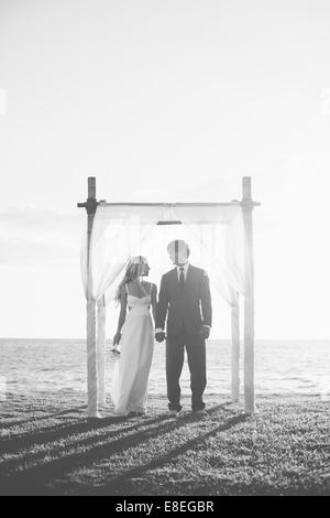 Beau couple de mariage Banque D'Images