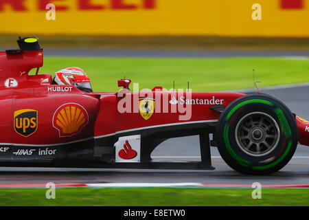 Kimi Räikkönen, (RAIKKONEN), FIN, Ferrari, Scuderia Ferrari, l'équipe Ferrari F14T, Suzuka, JAPON, 05.10.2014, la formule 1 course de F1, Grand Prix du Japon, Grosser Preis, GP du Japon, Motorsport, la Photo par : Sho TAMURA/AFLO SPORT ALLEMAGNE OUT Banque D'Images