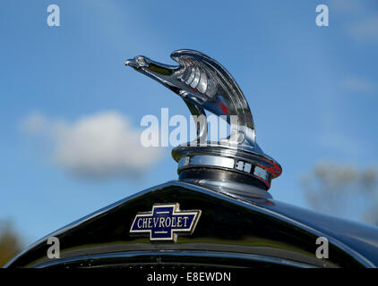 1932 Chevrolet Deluxe Phanteon Landau, l'un de seulement 600 voitures de ce type et la seule en Suède, Ystad, Scania, Suède Banque D'Images