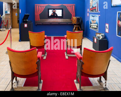 Célébrités Video exposition Trésors de l'affichage d'un cinéma des premiers Banque D'Images