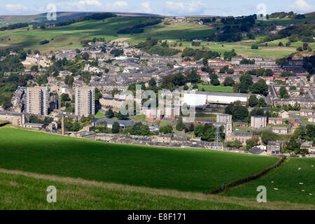 Avis de Sowerby Bridge de Norland, West Yorkshire Banque D'Images