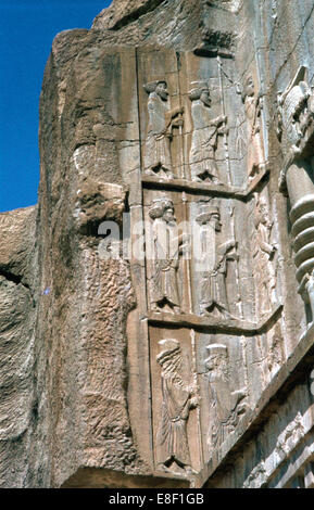 Tombeau d'Artaxerxès II, Persepolis, Iran Banque D'Images