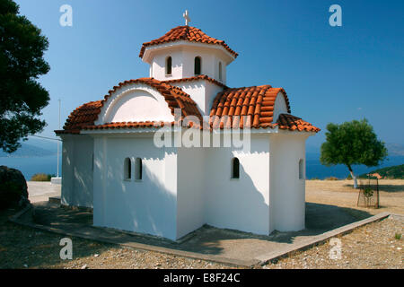 Monastère de Agrilion Église, Kefalonia, Grèce Banque D'Images