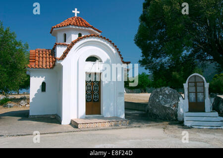 Monastère de Agrilion Église, Kefalonia, Grèce Banque D'Images