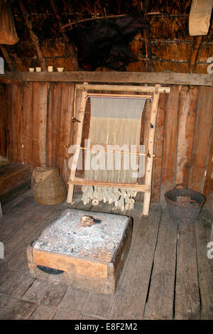 West Stow Country Park et anglo-saxons, Village Bury St Edmund's, dans le Suffolk. Banque D'Images