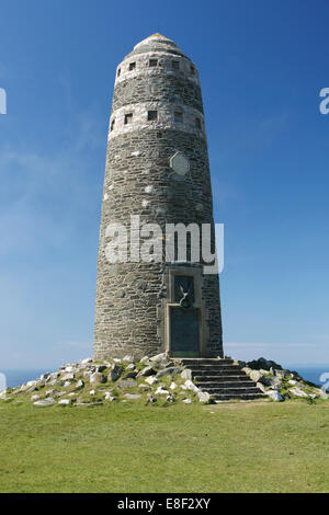 Monument américain, Mull d'Oa, Islay, en Écosse. Banque D'Images