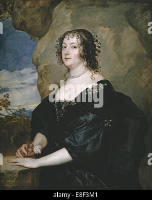 Portrait de Béatrice, la comtesse d'Oxford. Artiste : Sir Anthony Van Dyck (1599-1641) Banque D'Images