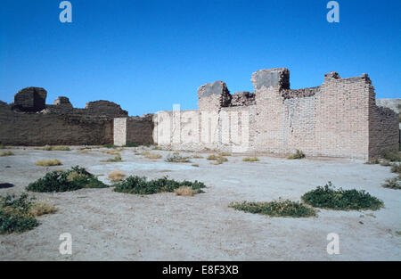Salle du trône, le palais de Nabuchodonosor II, Babylone, l'Iraq. Banque D'Images