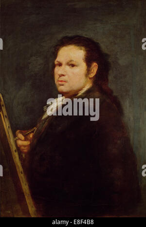 Self-Portrait. Artiste : Goya, Francisco de (1746-1828) Banque D'Images