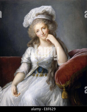 Louise Marie Adélaïde de Bourbon-Penthièvre, duchesse d'Orléans. Artiste : Marie Louise Elisabeth Vigée-Lebrun, (1755-1842) Banque D'Images