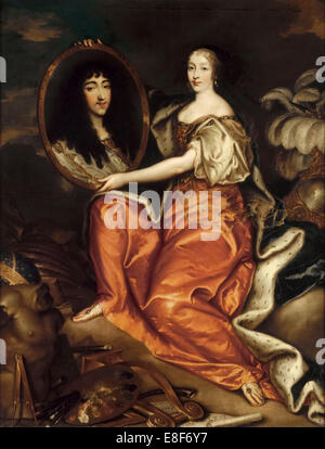 Henriette d'Angleterre, duchesse d'Orléans (1644-1670). Artiste : Mathieu, Antoine (ca. 1631-1673) Banque D'Images