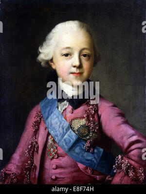 Portrait du Grand-duc Pavel Petrovitch (1754-1801). Artiste : Erichsen, Vigilius (1722-1782) Banque D'Images