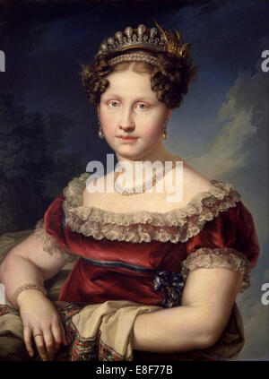 La Princesse Luisa Carlotta de Naples et de Sicile (1804-1844). Artiste : López Portaña, Vicente (1772-1850) Banque D'Images