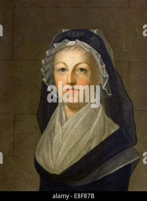 Marie-antoinette à la prison du Temple. Artiste : Alexandre Kucharski, (1741-1819) Banque D'Images