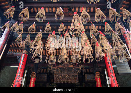 Vietnam, Ho Chi Minh Ville (Saigon), Ba Chua Pagode Thien Hau Banque D'Images