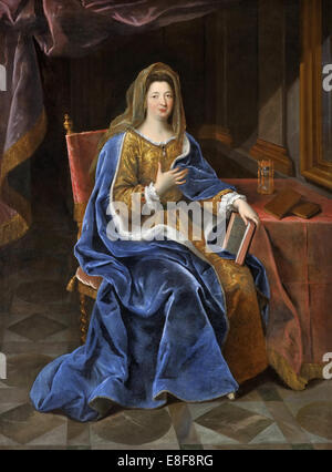 Françoise d'Aubigné, Marquise de Maintenon (1635-1719). Artiste : Mignard, Pierre (1612-1695) Banque D'Images