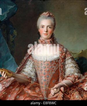 La princesse Marie Adélaïde de France (1732-1800). Artiste : Nattier, Philippe (1685-1766) Banque D'Images