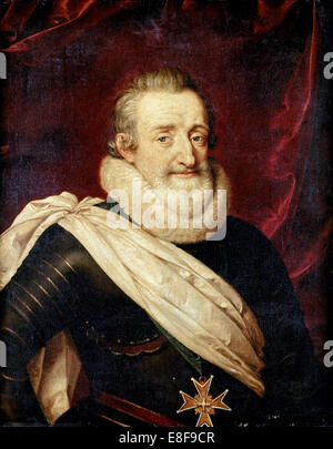 Le roi Henri IV de France. Artiste : Jan Mabuse, Frans, le jeune (1569-1622) Banque D'Images