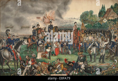 Un moment sacré après la bataille des Nations le 18 octobre 1813. Artiste : Anonyme Banque D'Images