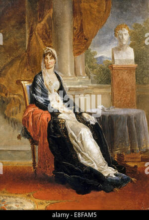 Maria Letizia Buonaparte, née Ramolino (1750-1836). Artiste : Gérard, François Pascal Simon (1770-1837) Banque D'Images