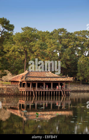 Vietnam, Danang, Hue, l'Empereur Tu Duc Tomb Banque D'Images